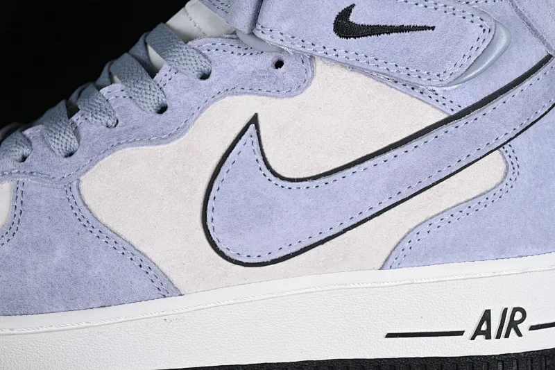 All categories Nk Air Force 1 Air Force series Nk Air Force 1 Mid Air Force mid-top Nk Air Force 1'07 Mid light blue suede Air Force One mid-top casual sneakers CG9904-104